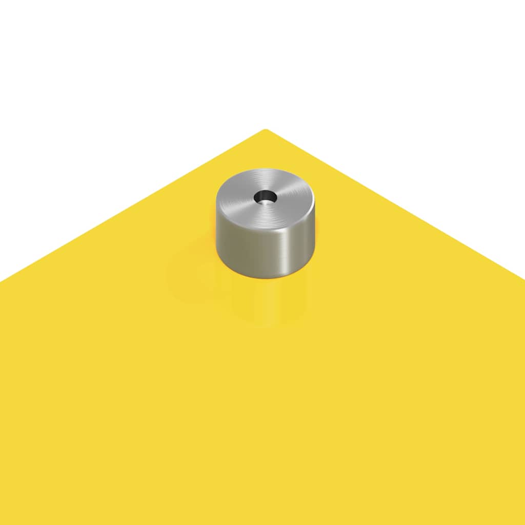 Kitchen Backsplash 2 pcs Yellow 110 x 60 cm Tempered Glass